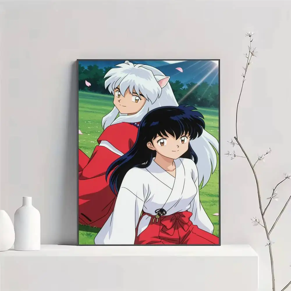 2026 Anime I-Inuyasha Poster HD Quality Wall Art Retro Posters For Home Room Wall Decor Self Adhesive