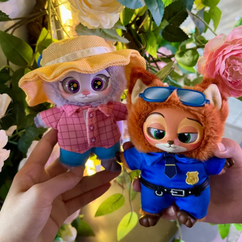 Boneka Aksi Nick Judy Lucu dari Zootopia Blind Box, Boneka Vinyl Plush Trendi untuk Dekorasi, Gantungan Kunci, Hadiah Kejutan