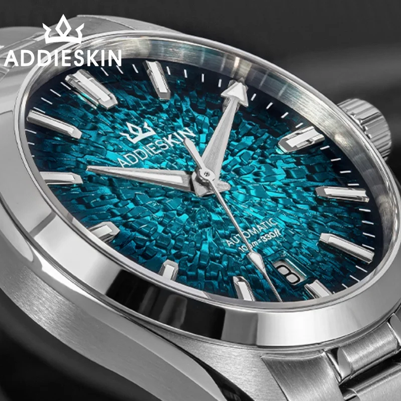

AddiesKin Mechanical Automatic Watches 10Bar Waterproof Sapphire Glass 316L Stainless Steel K003 BGW9 Super Luminous Men's Watch