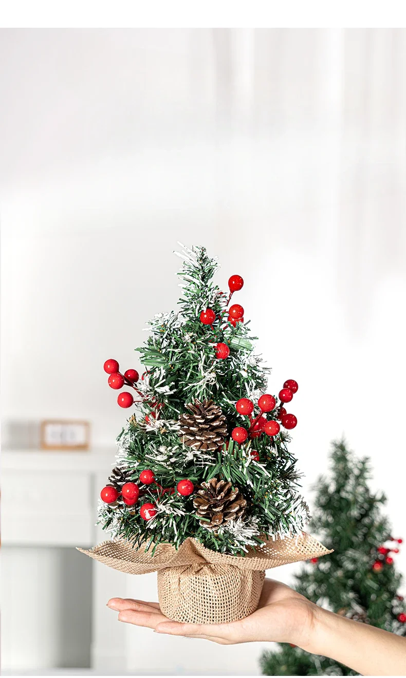 Small Christmas tree is suitable for household mini desktop 2024 new Christmas tree