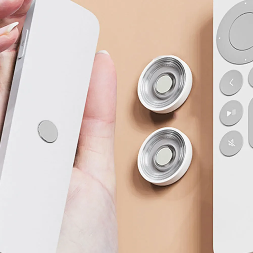 

6pcs Remote Control Holders Wall-Mounted Self-Adhesive Heavy Duty Suction Controller Storage Organizer Reusable Magnetic