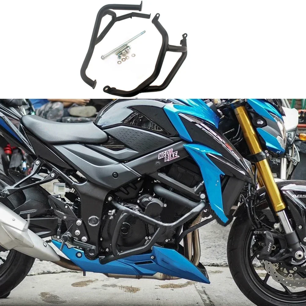 For GSXS750 GSX-S750 Crash Bar Engine Guard Frame Bumper For Suzuki GSX-S GSXS 750 2017-2023 Motorcycle Highway Fall Protection