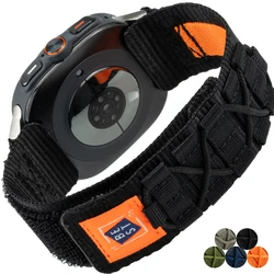 Sports Nylon Strap For Samsung Galaxy Watch 7 Ultra 47mm Band Woven Loop Wristband For Galaxy Watch Ultra Bracelet