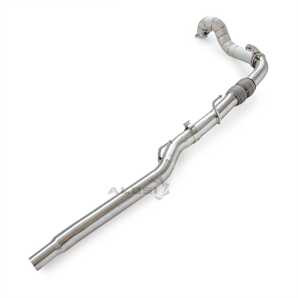 ท่อไอเสียดาวน์ไปป์ เหมาะสำหรับรถยนต์ Volkswagen Polo GTI 1.4T ปี 2010-2014 ท่อไอเสียดาวน์ไปป์ประสิทธิภาพสูงพร้อมชั้นฉนวน