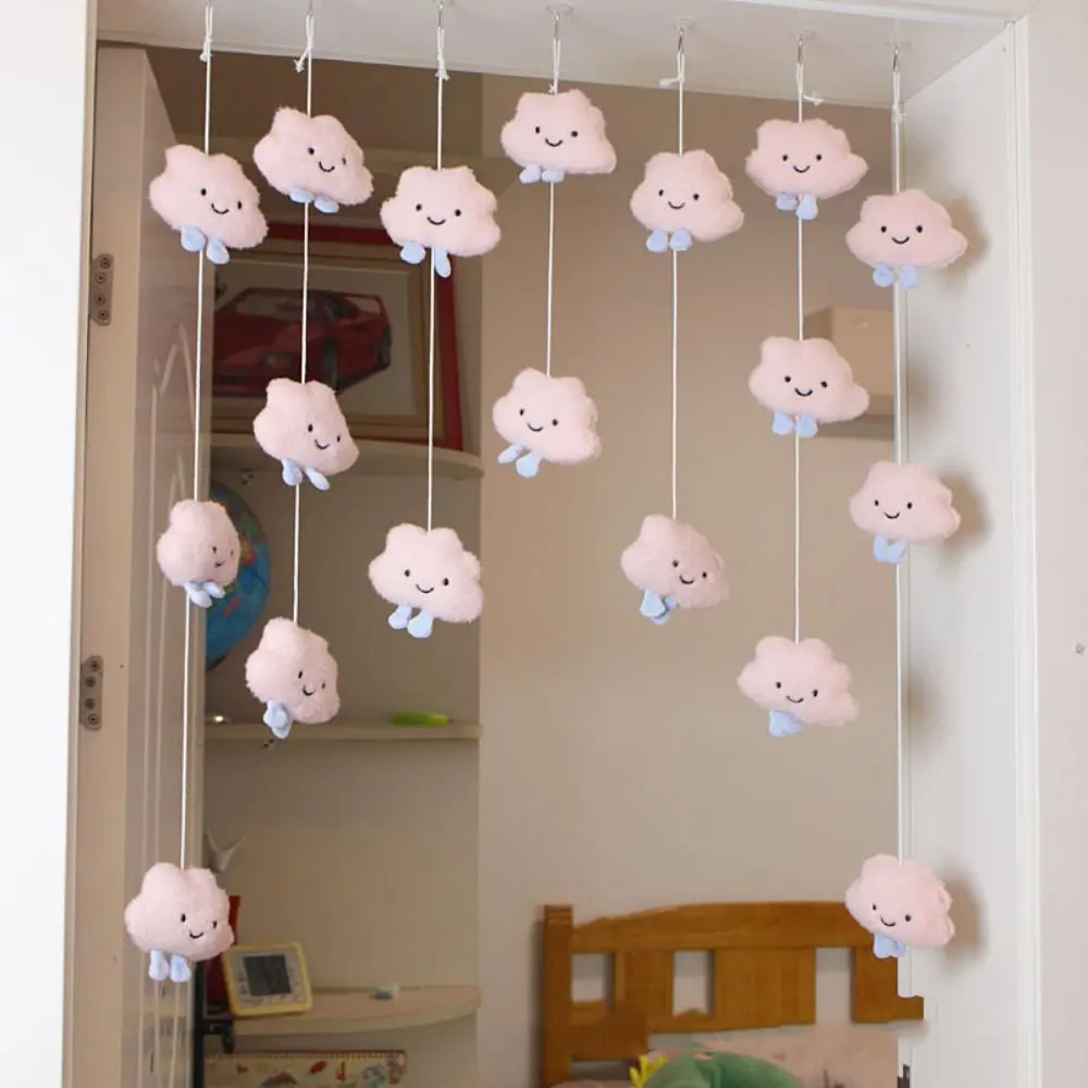 

7 Articles Cloud Mass Door Curtain 18 Pieces Cute Cloud Mass Hangings Tassel Easy Use Korean Style Cloud Mass Tassel Curtain