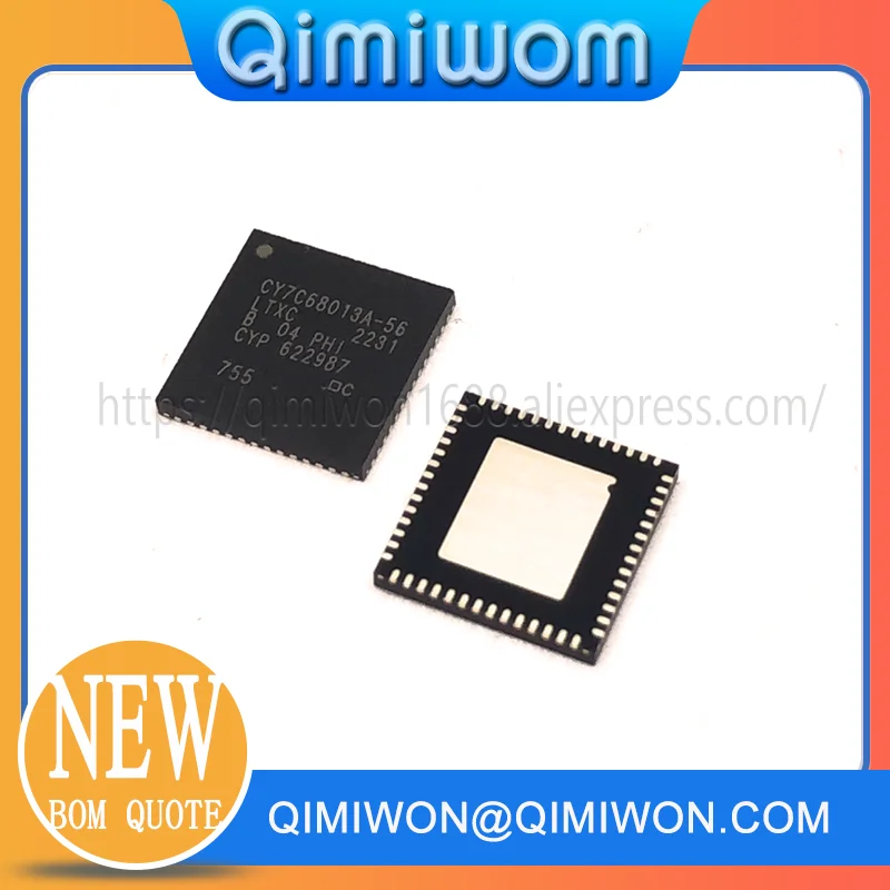 5pcs/lot CY7C68013A-56LTXC CY7C68013A-56 CY7C68013A QFN-56  IC CHIP