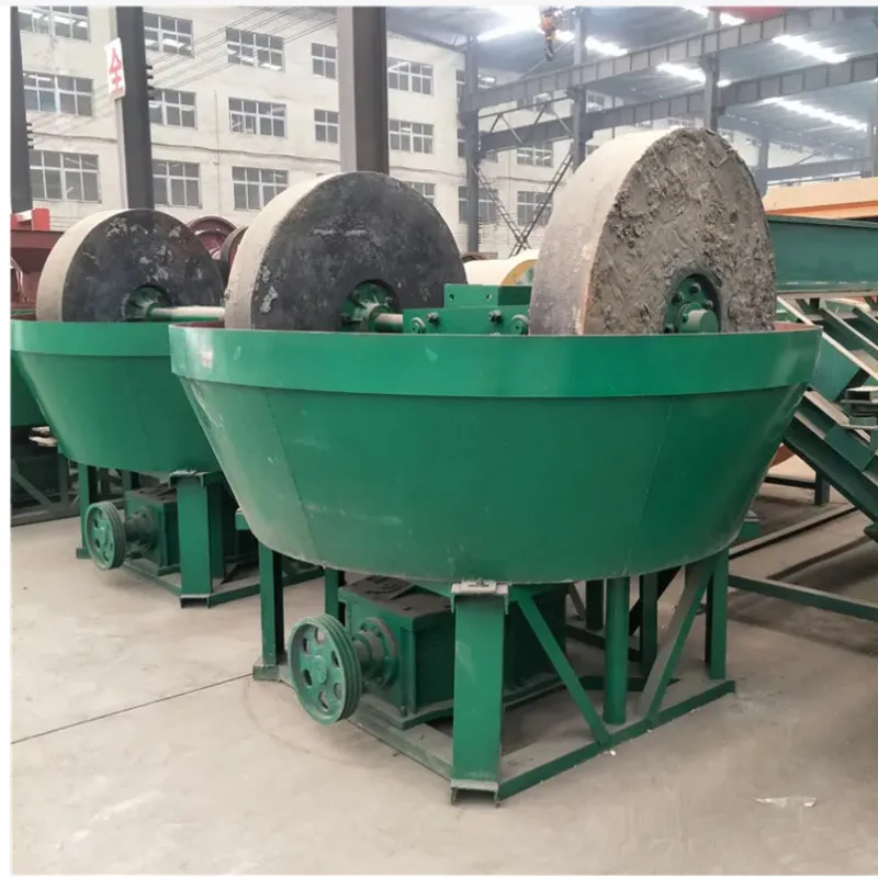 Gold Grinding Machine Milling Mineral Silver Powder Rock Gold Ore Slag Electric Machine Double Wheel Rolling Wet Grinding