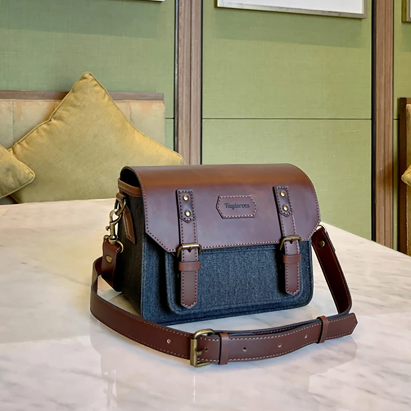 

Сумка для фотоаппарата из искусственной кожи, наплечная сумка для цифровой камеры Canon R50, мгновенная камера с CCD-сенсором, беззеркальная камера Fujifilm X-T5