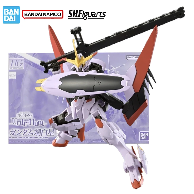 

Bandai оригинальная фигурка Gundam Model Kit HG IBO 1/144 Gundam Hajiroboshi 2ND Form Collection Модель Фигурка Игрушки