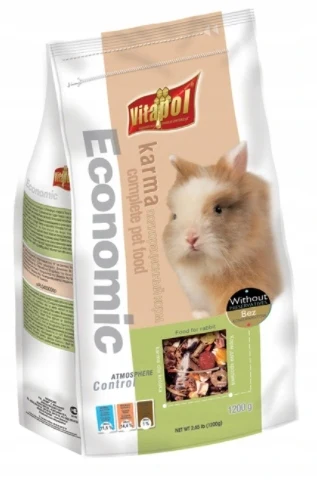Voer voor konijn Vitapol voer 1,2 kg