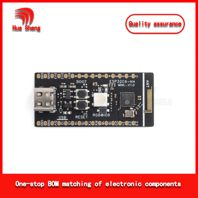 Original Esp32-C6-Mini Development Board Wifi/Low Energy Bluetooth/Zigbee/Thread Networking Module