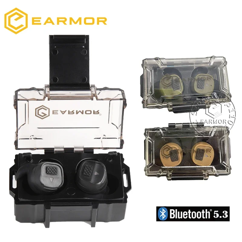 Earmor M20T BT5.3 Tactical Headset Electronic Anti-noise Earplugs Noise-cancelling for Shooting Hearing Protection