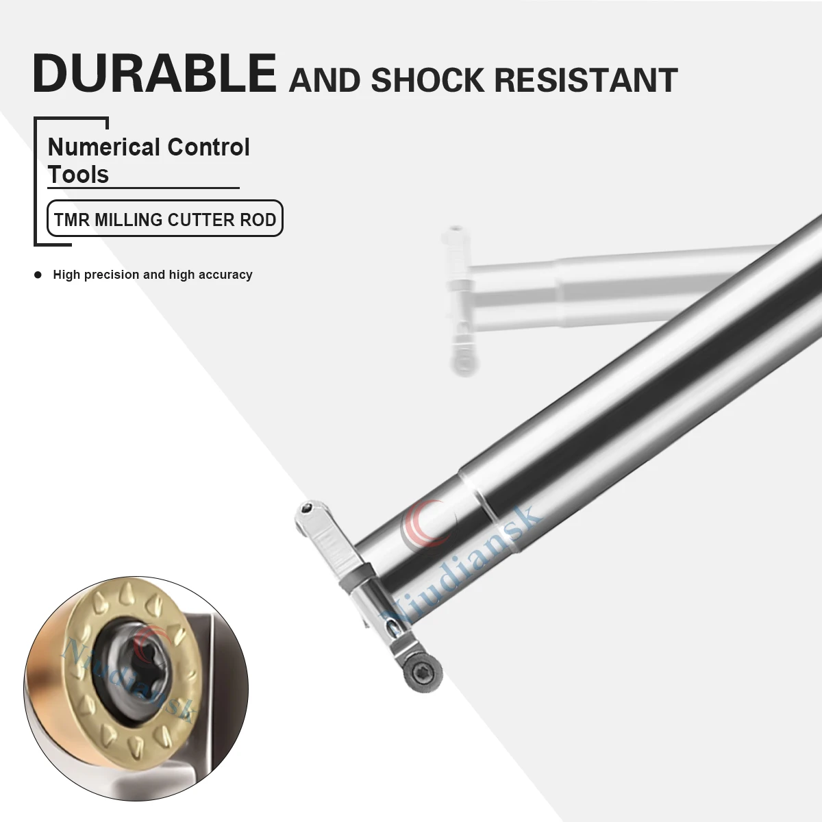 

CNC T-shaped Cutter Round Nose T-shaped Groove Milling Cutter With Three Sided Cutting Edge TMR/R3/R4/R5/R6/arc-Shaped Tool Hold