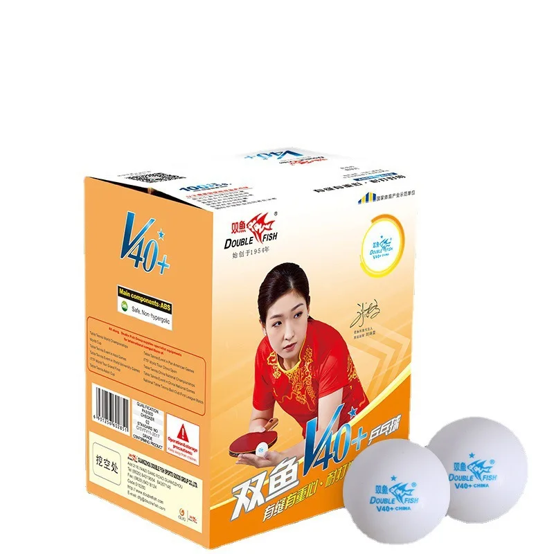 Double Fish Table Tennis 1 Star Table Tennis 100 Pack Training Competition Table Tennis