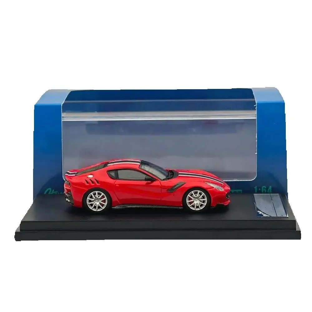 Stance Hunters SH 1/64 para F12 TDF capó abre flor de tracción roja modelos fundidos a presión coche miniatura colección limitada modelos de vehículos de juguete