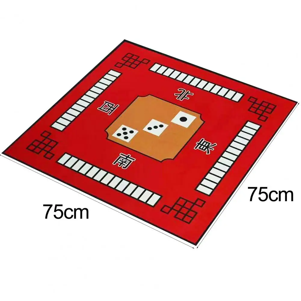 Mahjong Pad Washable Strong Water Absorption Square Multifunctional Mahjong Mat Tablecloth Mahjong Mat Noise Reduction