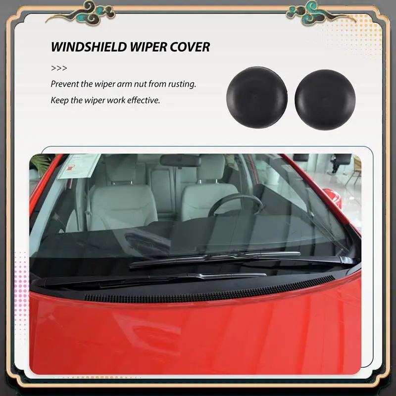 

M45K-2Pcs Wiper Front Wiper Arm Nut Cover Cap Bolt For Honda Accord Fit Jazz Ridgeline Civic Odyssey Pilot CRV 91611SDAA00