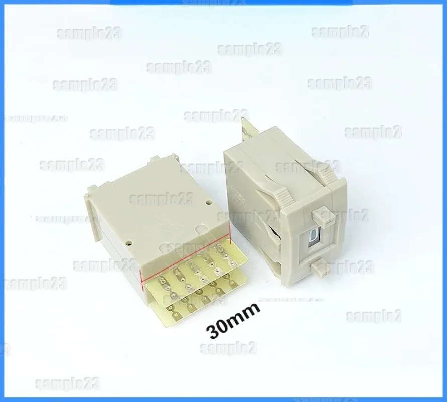 2pcs EDM Drilling Punching Machine 2-Digit Digital Code Reset Switch with Single/Double Rows of Digits, 5 Solder Points