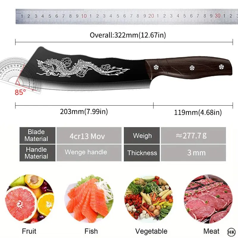 A large outdoor camping machete suitable for heavy chopping, yard work, and jungle clearing, used as a large straight knife