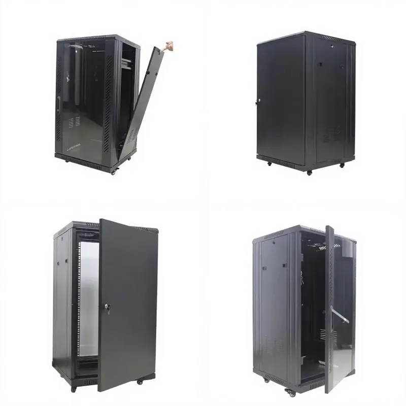 42U Floor Mounted 19 Inch Server Rack SPCC Cold Rolled Steel Network Cabinet for Data Centers and IT Rooms