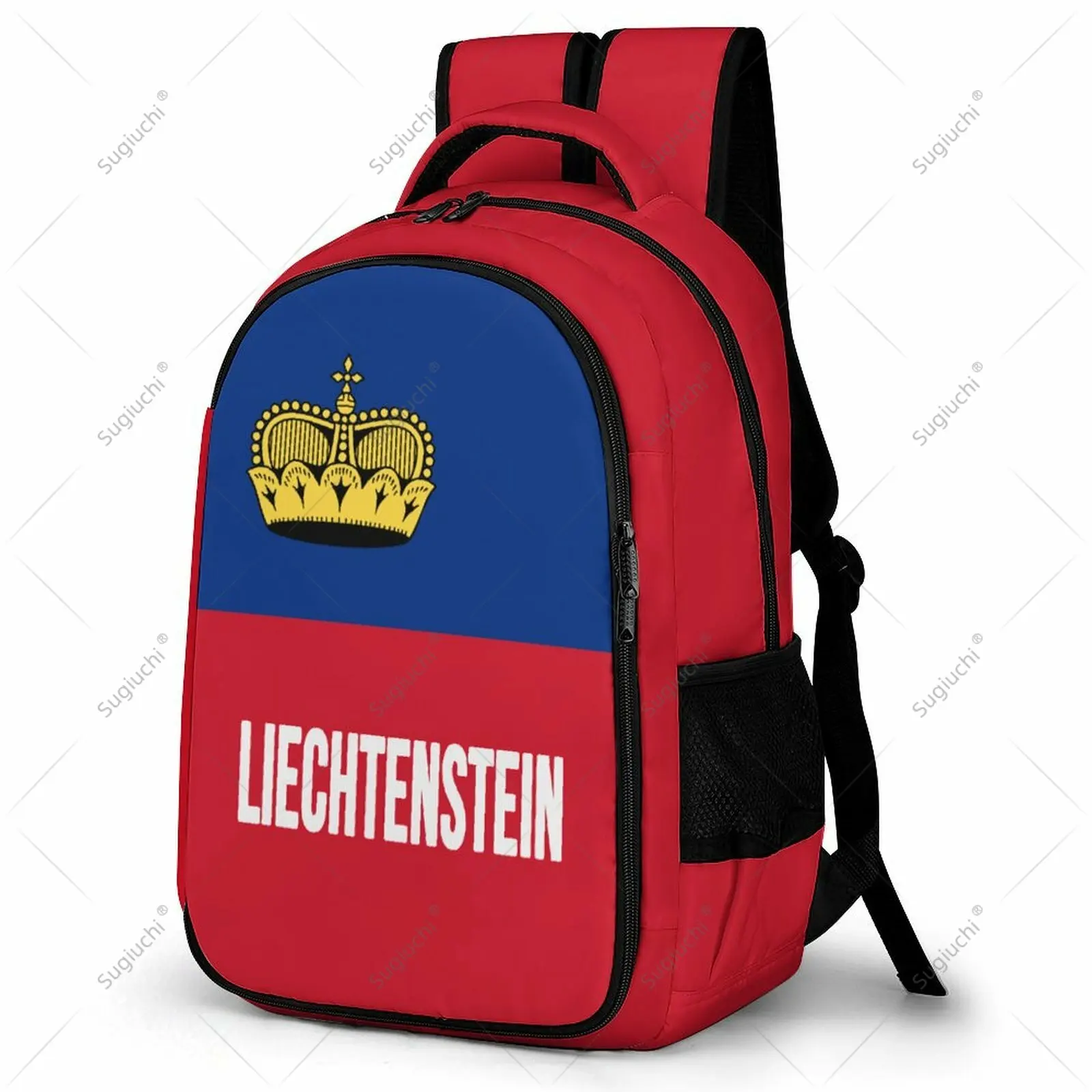 

Backpack Liechtenstein Flag Student Schoolbag Smart Business Travel Leisure Backpack Laptop Back Pack Office Work Bag