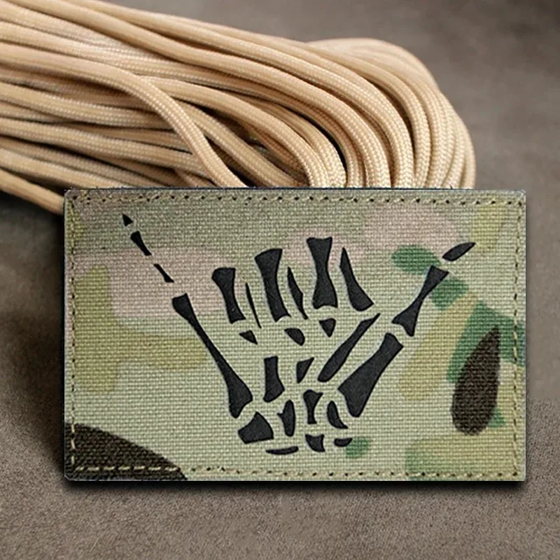 

1pc Tactical Patches IR Infrared Reflective Outdoor Badges Hook&Loop Morale Patches on Backpack Vest Clothing Hunting