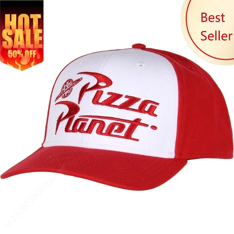 

Disney Toy Story Adult Pizza Planet Embroidered Snapback Baseball Cap Hat OSFM