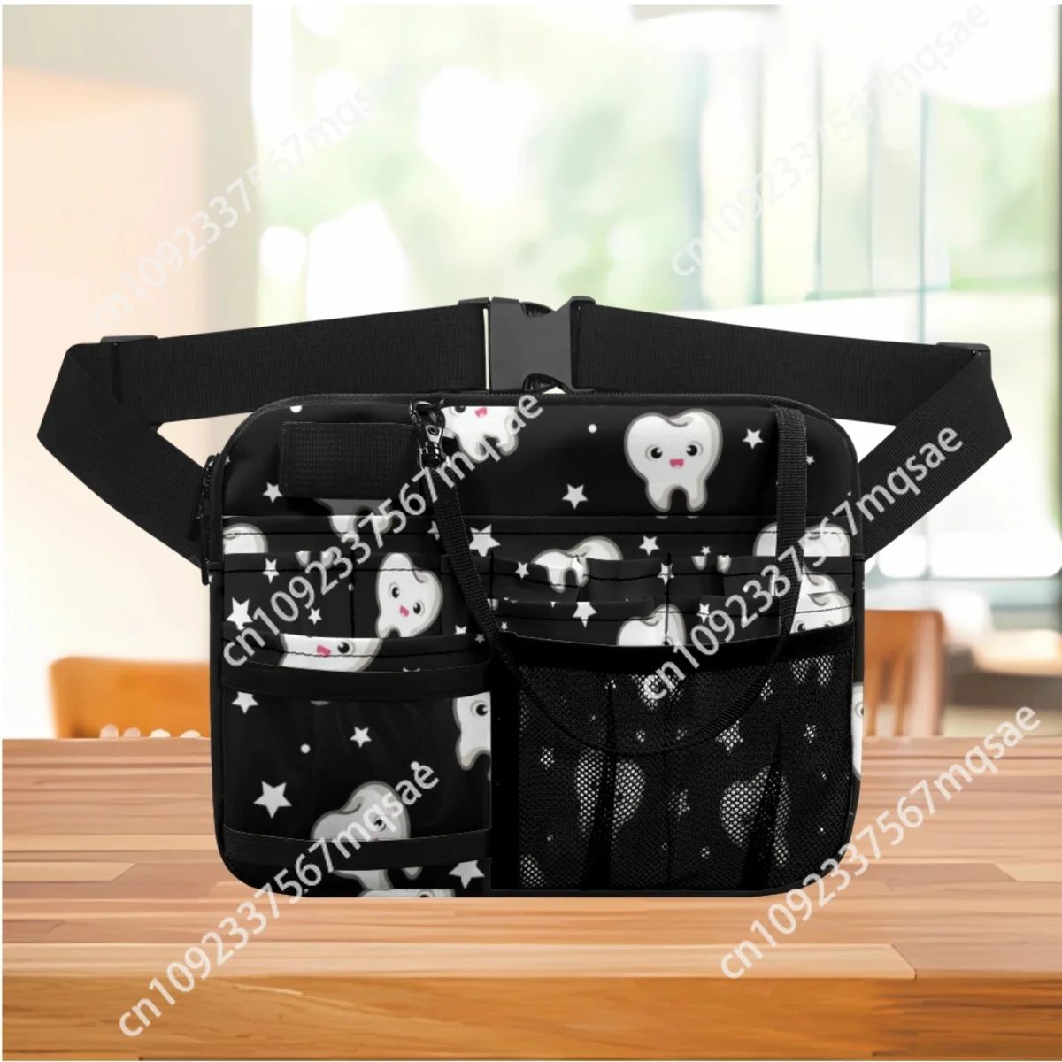 

Practical Portable Hospital Work Waist Bag Cute Dental Design Adjustable Waist Pack Multi-pocket Medical Medicine Storage New