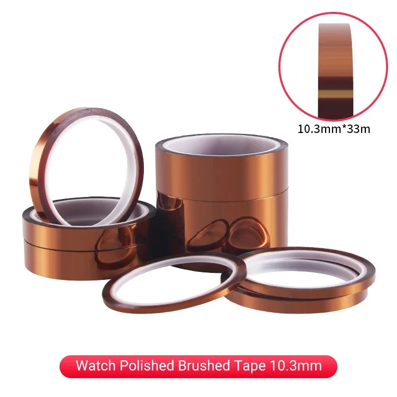 DIVEDDER 5-60mm Tape Polyimide Adhesive Insulating capton tape Electric insulating Heat Tape For PCB insulation Protection