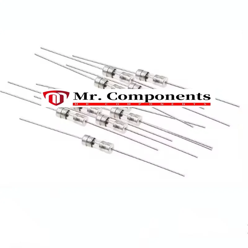 10PCS With lead pins 3.6*10mm F0.5A 1A 1.5A 2A F3A 5A 6A 8A 10A 12A 15A 20A 25A 30A 250V All-glass fuse with glass seal tube New