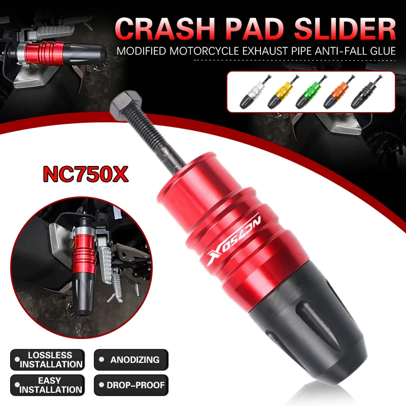Motorcycle Accessories Falling Protector Exhaust Slider Crash Pad Slider For NC750X NC700 NC700S NC 700 750X