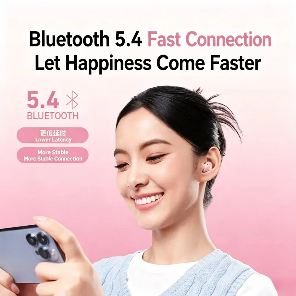 Soundcore A30i A3958 Lipstick Shape TWS Earbuds 46dB ANC Bluetooth 5.4 Lightweight IP54 Wireless Headset for Smartphone view 6
