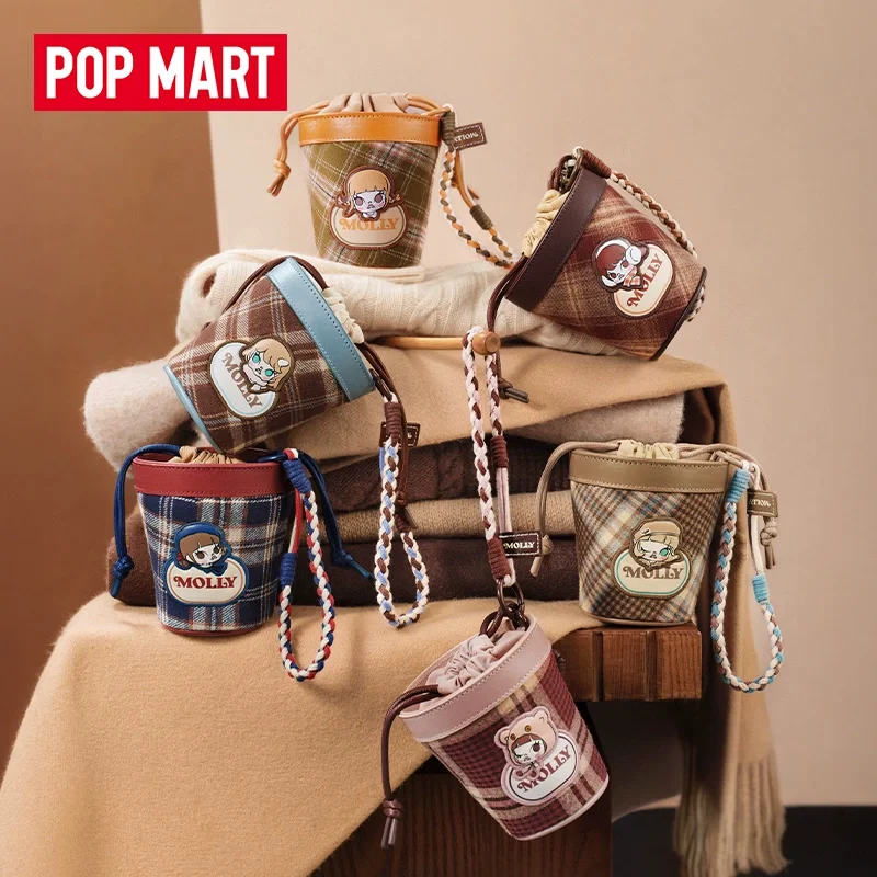 

POPMART Molly Winter Fit Check Series MINI Bag Blind Box Mystery Box Doll Cute Anime Figure Guess Bag Toys Desktop