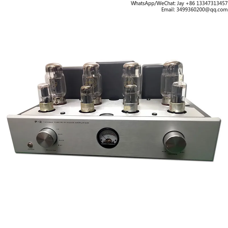 

6L6G HIFI Tube Amplifier Pure Electronic Tube Push-pull BT Lossless Playback High-fidelity Amplifier