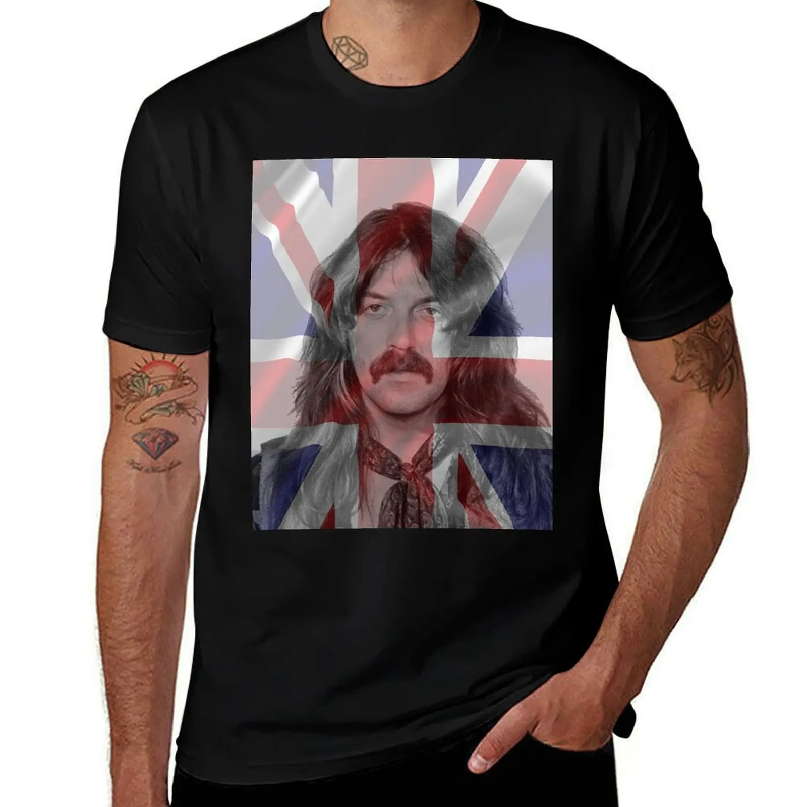 Union Jack Special: Jon Lord T-Shirt designer shirts customs design your own Men's t shirts