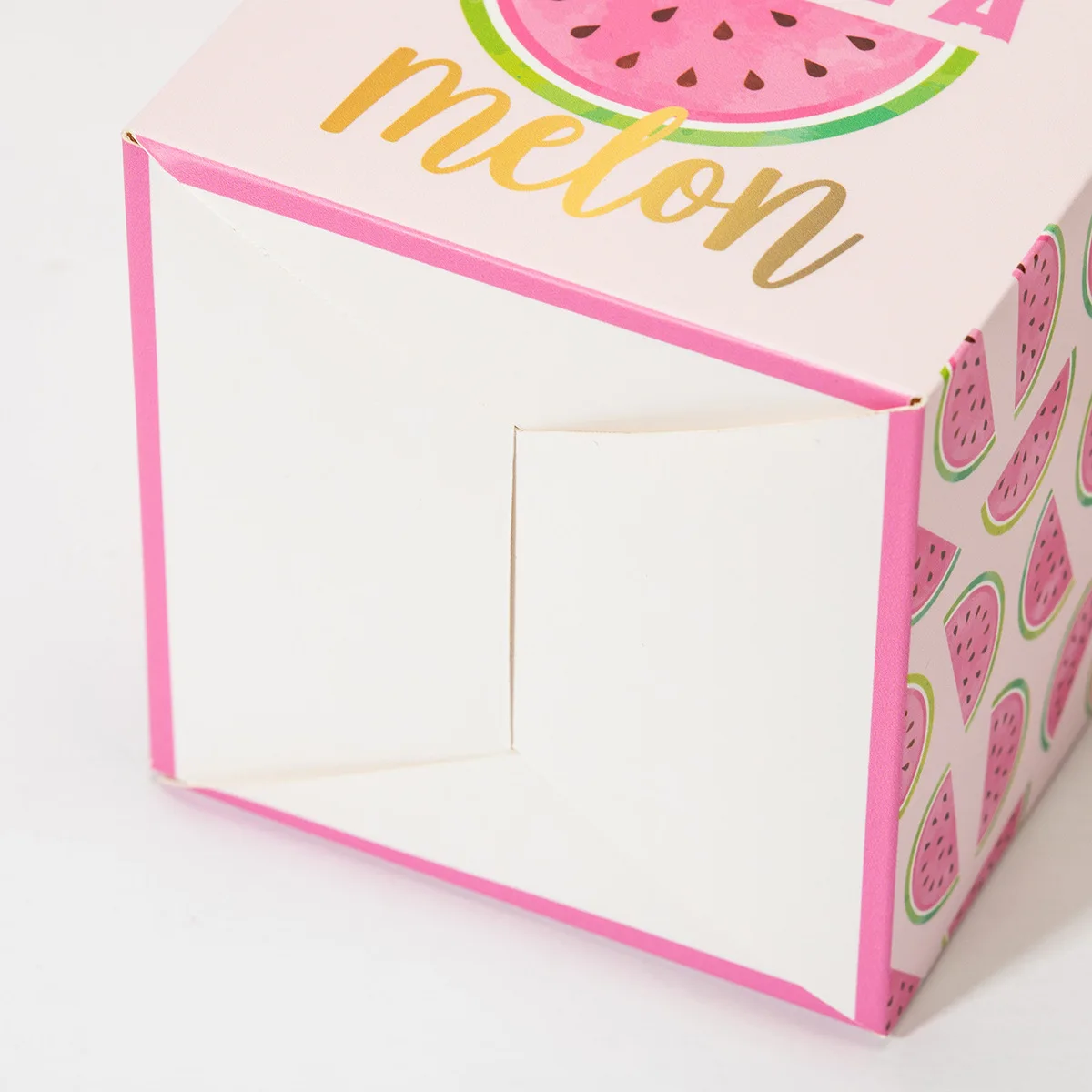 12/24/36pcs Summer Fruit Series Candy Box Pink Watermelon Gift Packaging Box Birthday Party Gift Box Festival Supplies Paper Box view 5