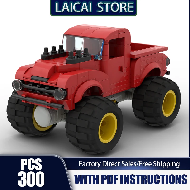 

Модель чемпионов скоростных автомобилей Moc Building Off-Road Mud Bogger Модель Технология Модульный подарок Construstion DIY Сборка игрушек