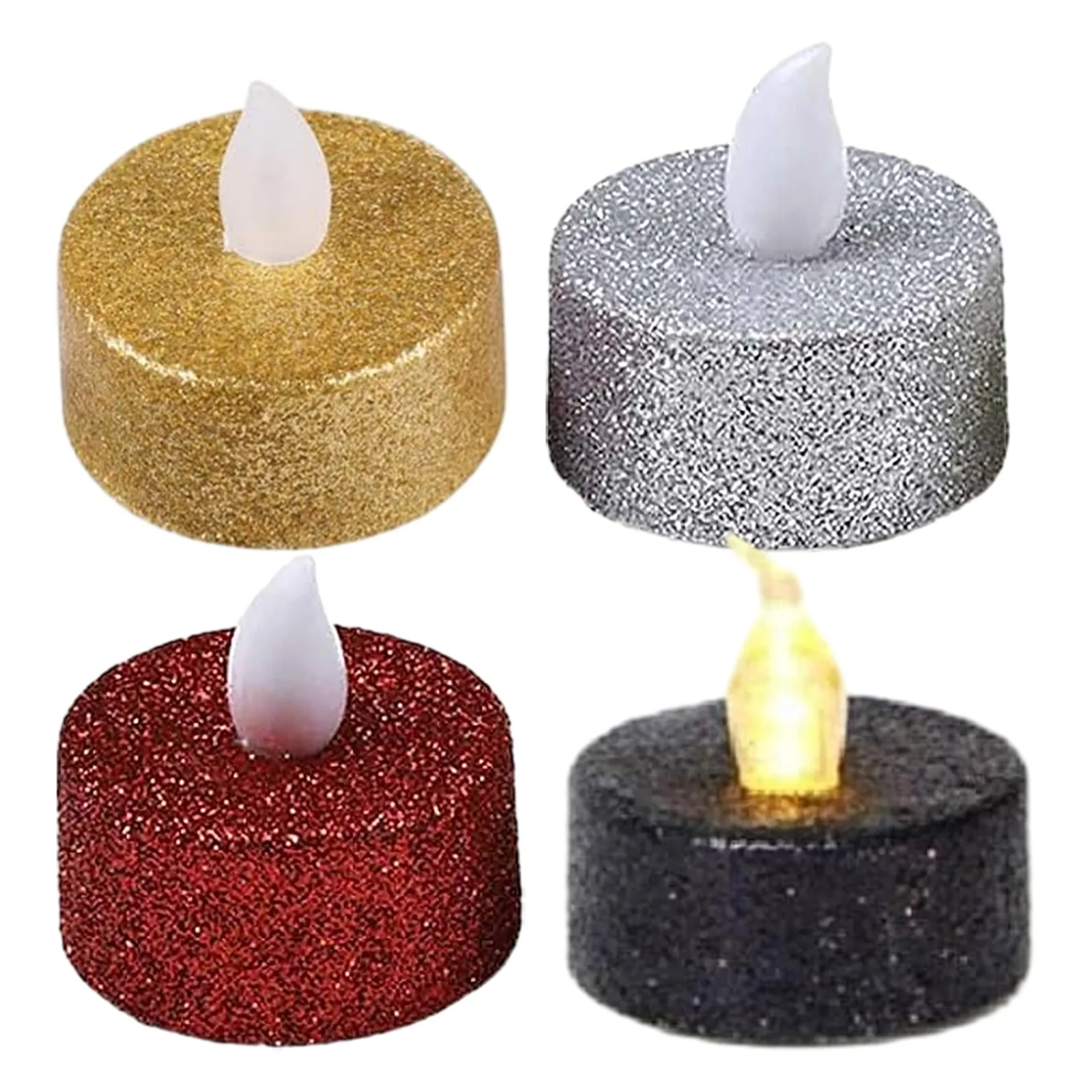 12pcs Flameless LED Tea Lights Candles Battery Operated LED Candles Lamp