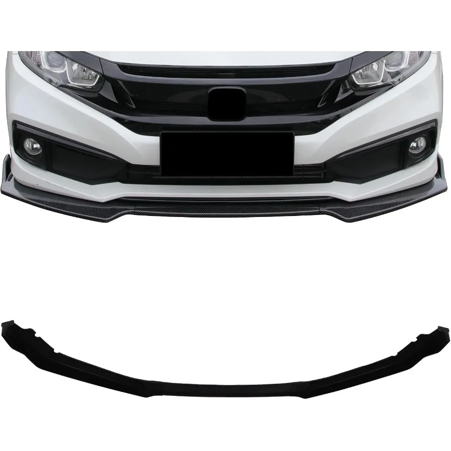 

Matte Black Plastic Front Lip Spoiler for 20162020 Honda Civic Enhances Aerodynamic Performance and Stylish Appearance Perfect