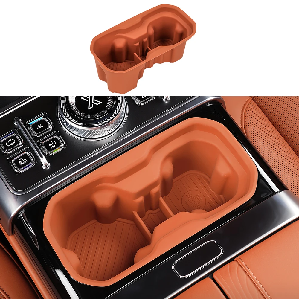 

Подстаканник на центральной консоли с силиконовым ковриком, подходит для Chery Jetour G700 2025 2026, противоскользящая накладка, аксессуары для модификации интерьера