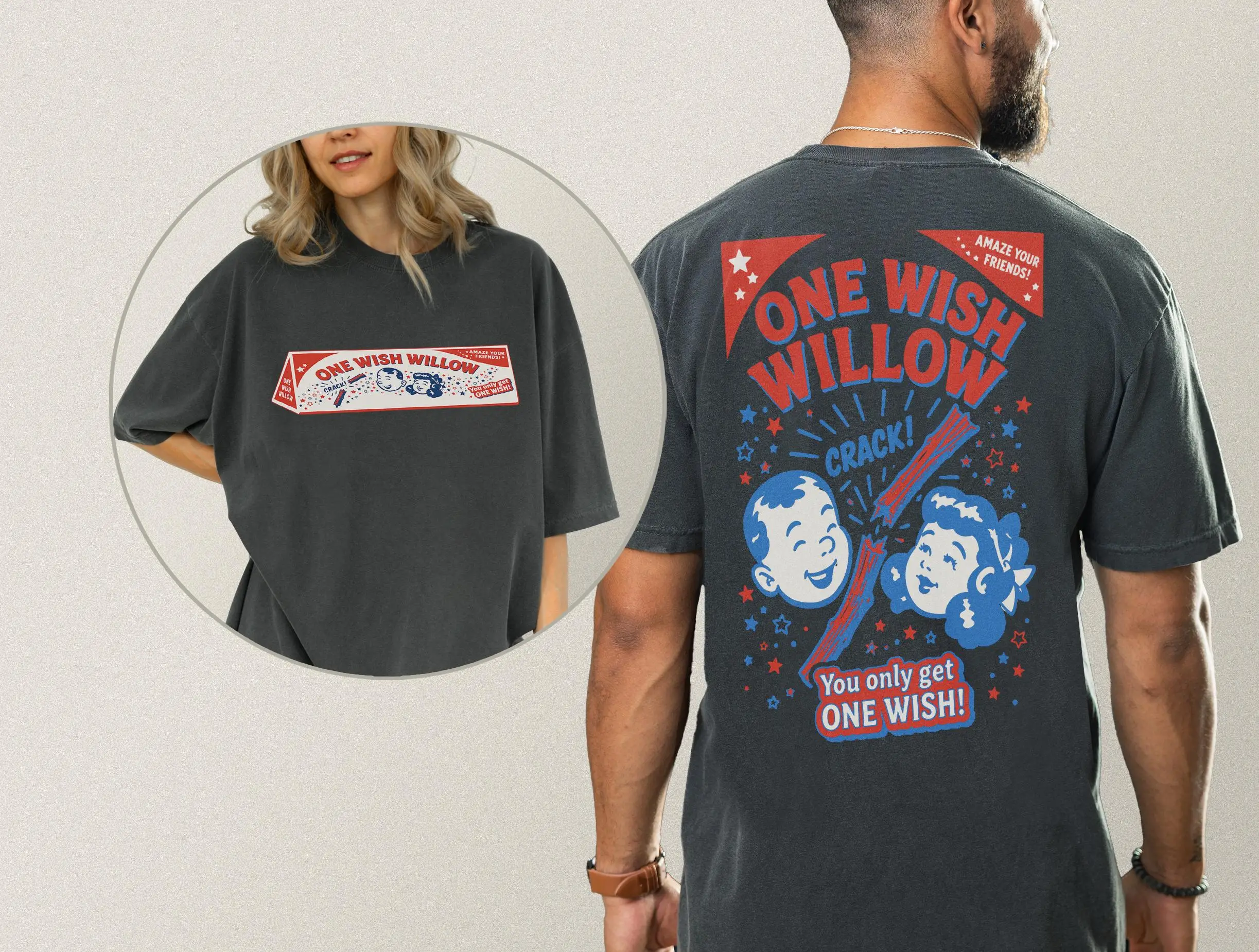 One Wish Willow Box T-Shirt Horror Movie Obsession Graphic Tee Summer Cotton Men's T-Shirt Children's Clothing Tee Y2k Woman ﻿