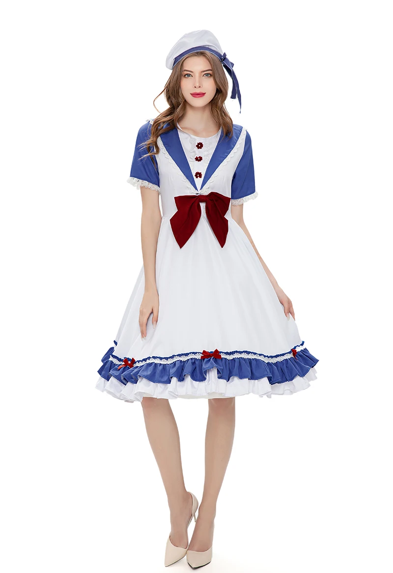 loween Alice Lolita Cosplay Costume Sailor Suit Anime Girl Navy orm Traditional Chinese Ethnic Women's Clothing