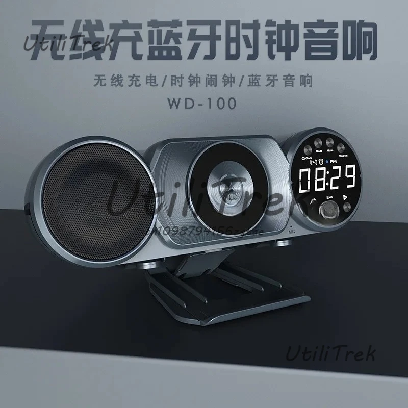 

Новое беспроводное зарядное устройство, Bluetooth-динамик, прикроватное креативное украшение, атмосферный свет