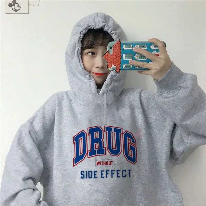Women Hoodies Women Hooded Shirt Winter 2024 Thicken Women Sweatshirts Korean Hoodies Woman Causal Pullovers Female New Hoodies
