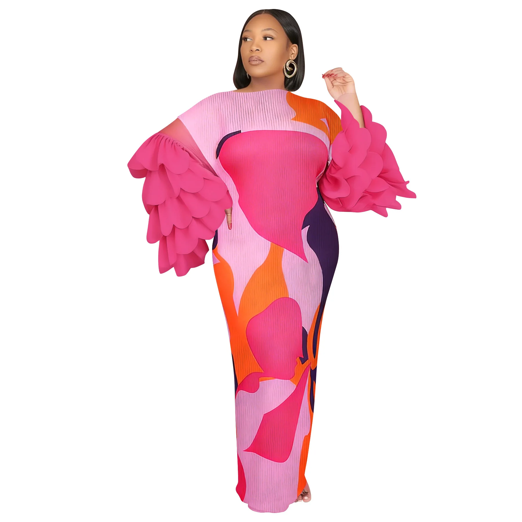 African Dresses for Women Elegant Wedding Muslim Fashion Abayas Dashiki Robe Kaftan Long Maxi Dress Africa 2026 Ankara Dress - view 3