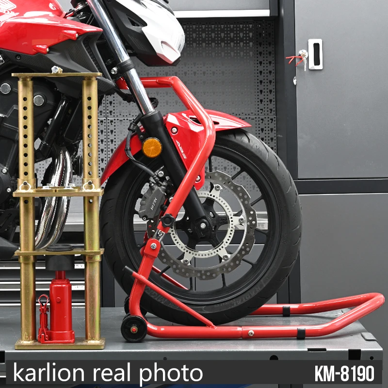 Specialized Motorcycle Steel Shock Absorber Spring Compressor Tool with Repair Bracket for Disassembly Assembly & Adjustment