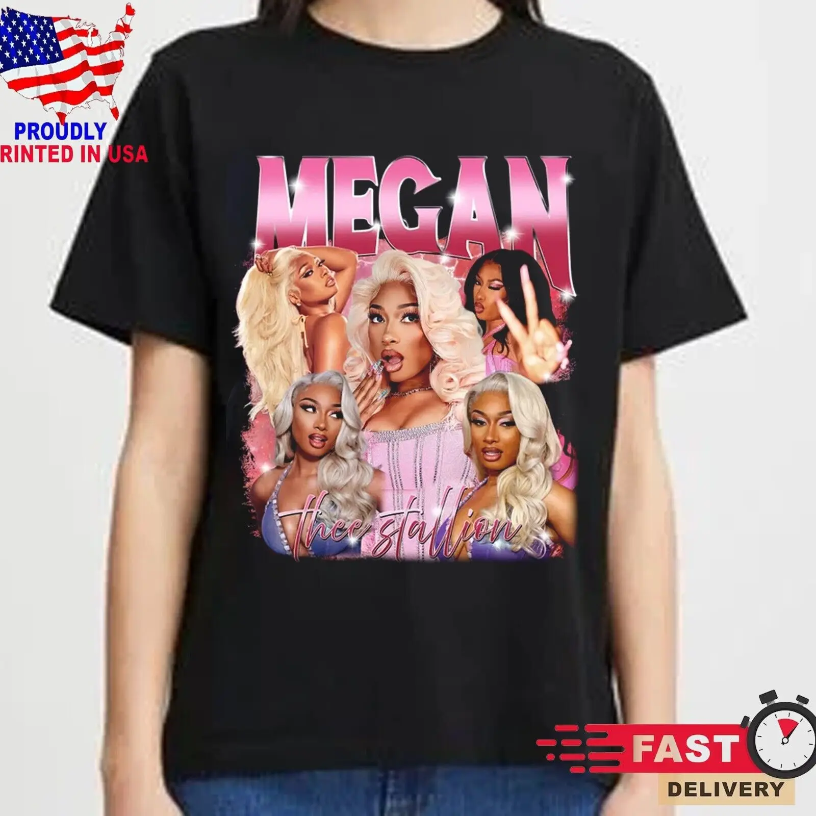 New Popular Limited Megan Thee Stallion Shirt Men Men S-5XL Tee 1HN389