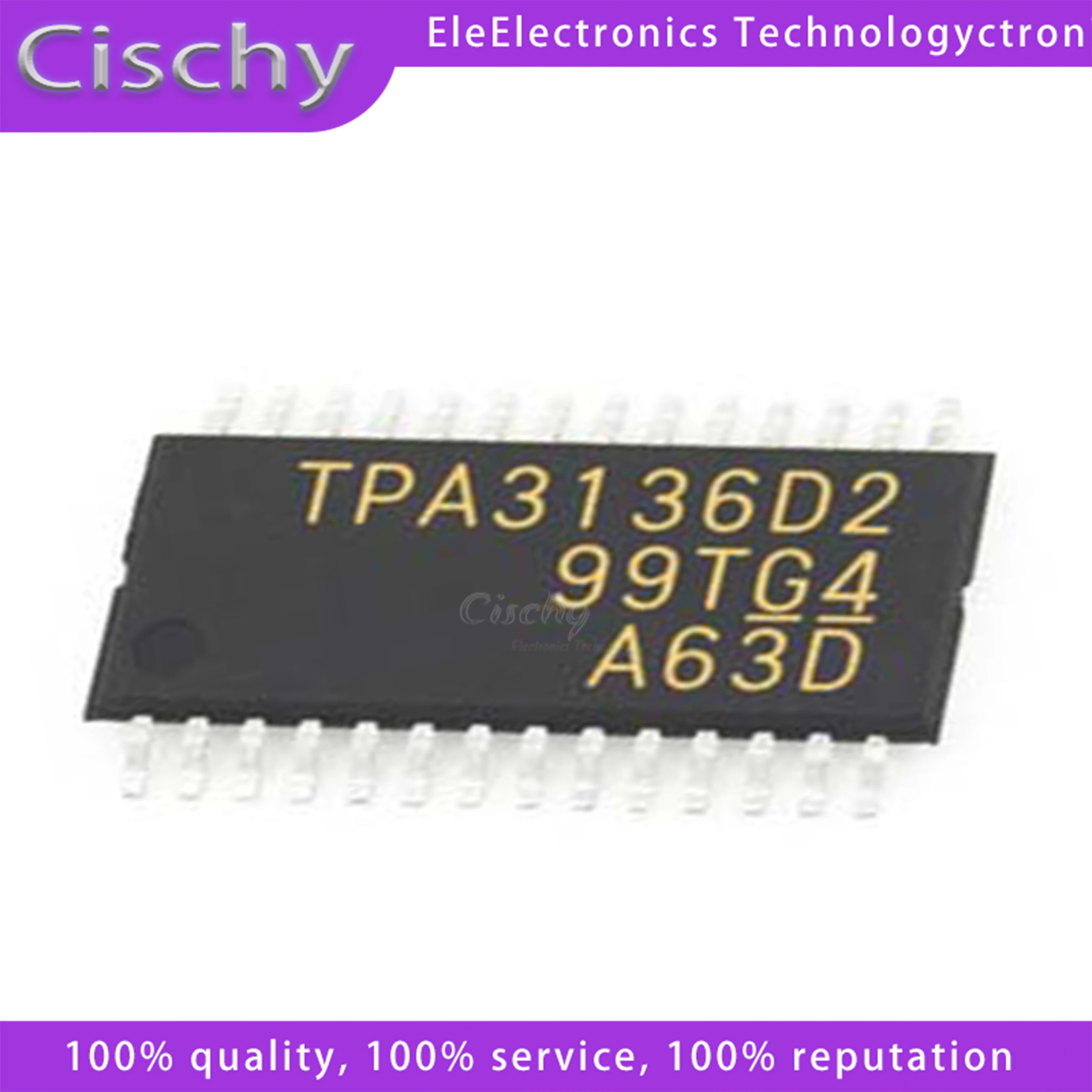 2pcs/lot TPA3136D2PWPR TPA3136D2 TPA3136 HTSSOP-28 In Stock