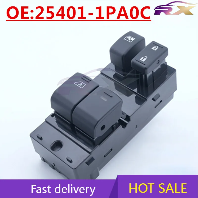 

OEM:25401-1PA0C Suitable For Nissan Glass Lifter Switch Automobile Windows Switch