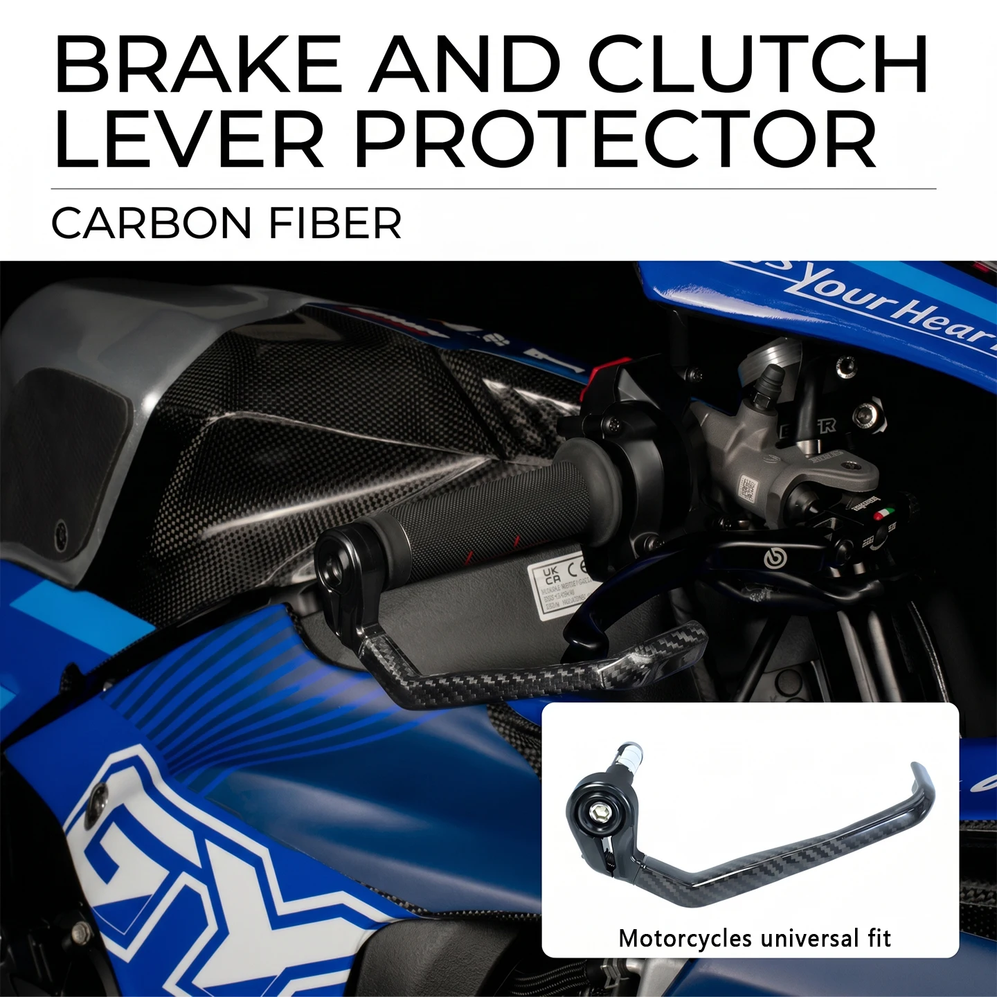 CBR 1000RR Carbon Fiber Clutch Guard Lever For Honda CBR 250R 300R 500R 600RR Motorcycle Brake Lever Guard Handlebar Protector